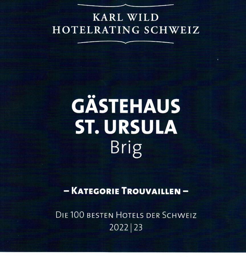 Gaestehaus St. Ursula Brig Exteriör bild